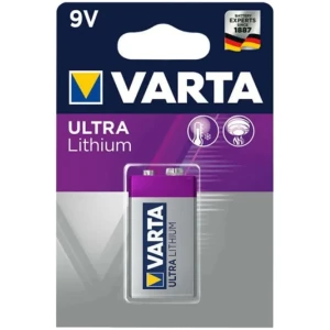 PATAREI VARTA KORONA 9V ULTRA LITHIUM 1TK