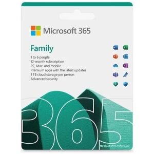 TARKVARA MICROSOFT 365 FAMILY , 6-LE ININMESELE