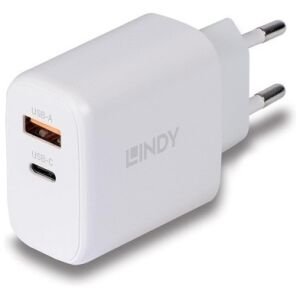 TOALAADIJA LINDY USB-A/USB-C 65W, VALGE