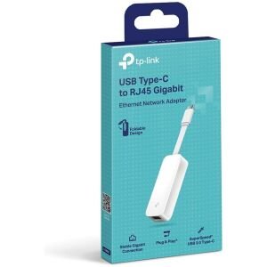VÕRGUADATER TP-LINK USB-C -> RJ45, VALGE