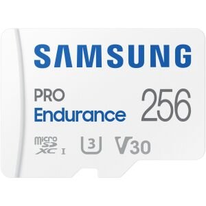 MÄLUKAART SAMSUNG PRO ENDURANCE 256GB, VALGE