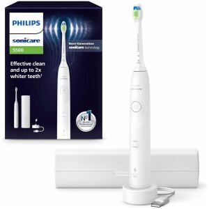 ELEKTRILINE HAMBAHARI PHILIPS SONICARE 5500, VALGE